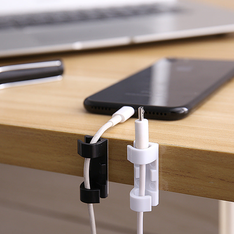 Self-adhesive Wire Line Management Wire Holder Cable Clamp
