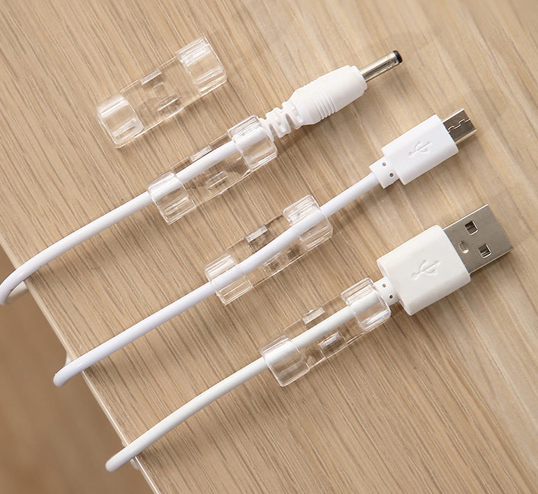 Self-adhesive Wire Line Management Wire Holder Cable Clamp