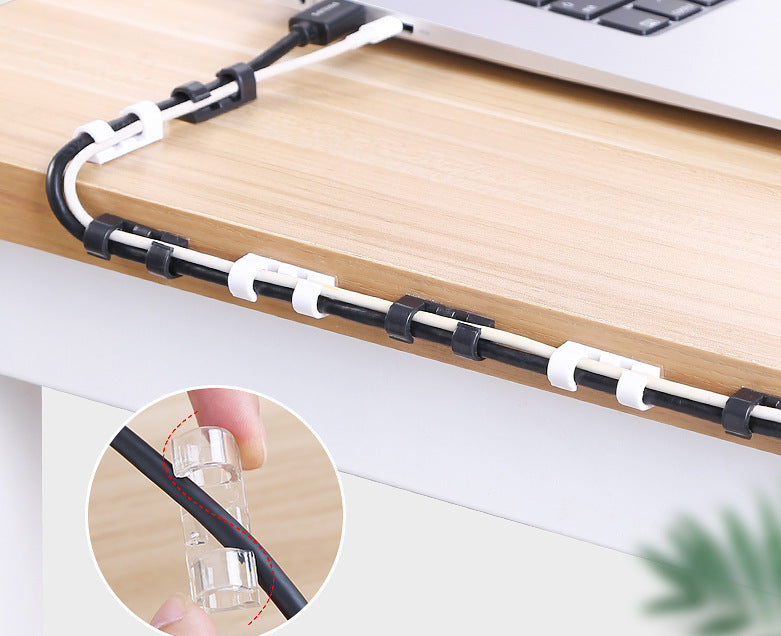 Self-adhesive Wire Line Management Wire Holder Cable Clamp